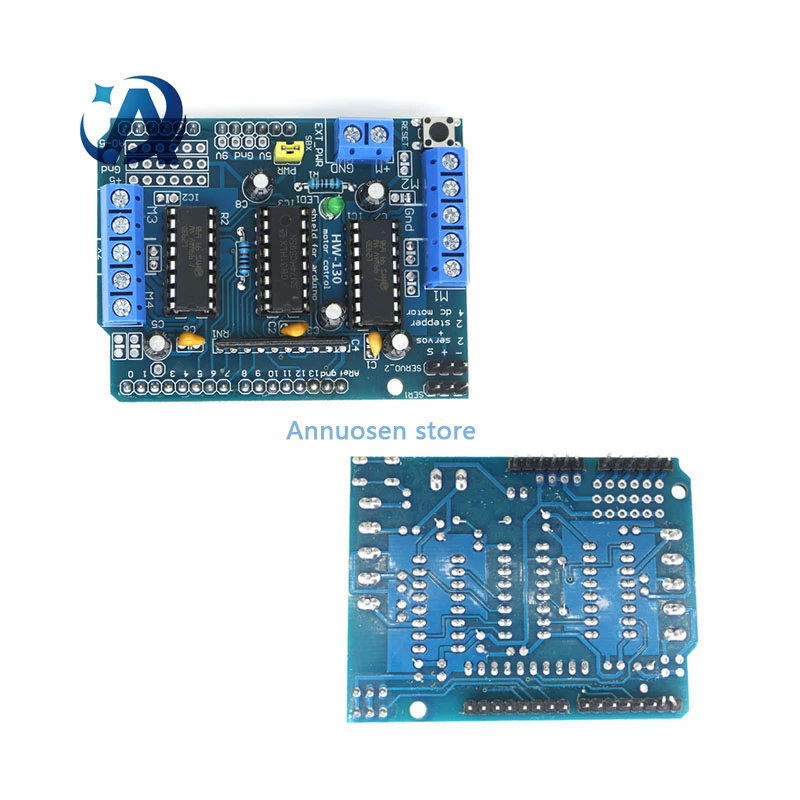 1PCSNew Stepper Motor Driver Board Control Shield Module Motor Drive Expansion Board for Arduino Mega2560 4-Channel L293D