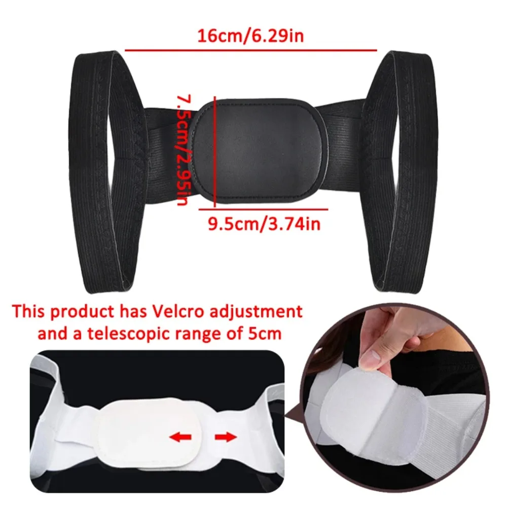 1Pcs Adjustable Posture Corrector Back Support Shoulder Belt Rectify Straighten Correction Spine Health Postural - view 2