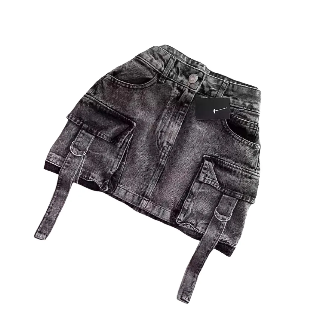 Hip Hop Digital Pattern Patchwork Gothic Womens Denim Shorts Y2K Skirt Vintage 2000s Baggy Shorts High Waist Slim Fit Mini Skirt