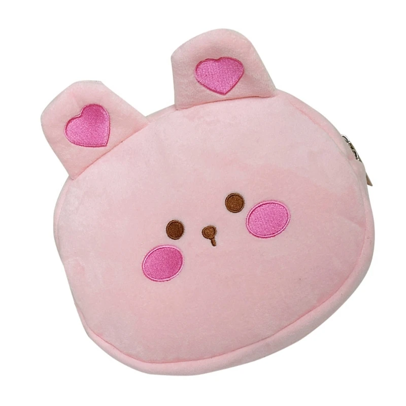 

Kids Travel Bag Cartoon Pattern Baby Bag Plush Small Bags with Traction Rope Anti Lost Backpack for Girls Boys 1-5 Years