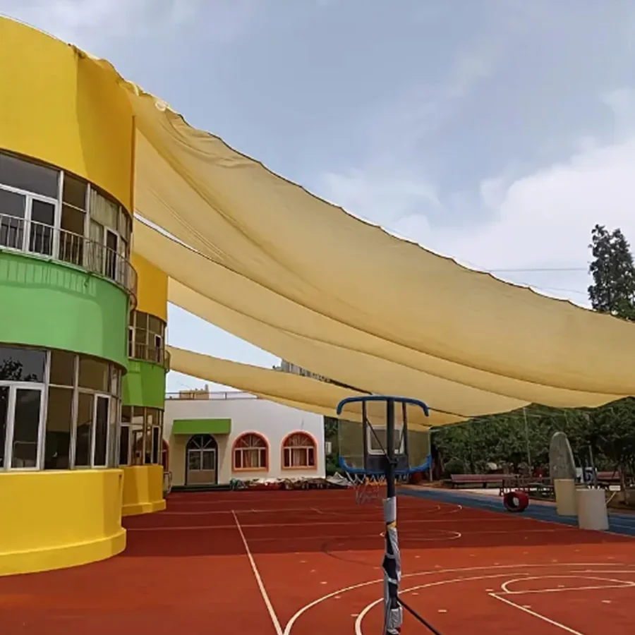 Durable Brown UV Protection Canopy - Outdoor Sun Shade Net - Multiple Sizes Available for Travel, Picnics, and Pools