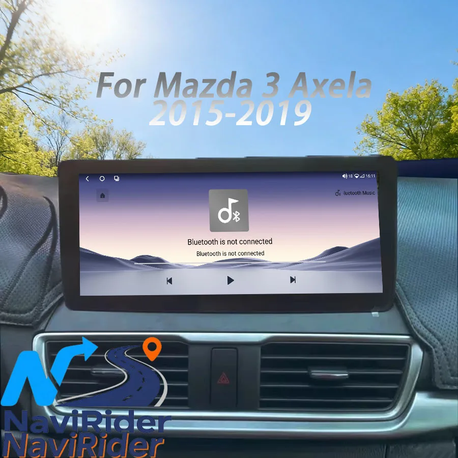 Dual System Screen Android Auto Carplay For Mazda 3 Axela 2015-2019 Srereo GPS Navigation Car Radio Multimedia Video Player DSP