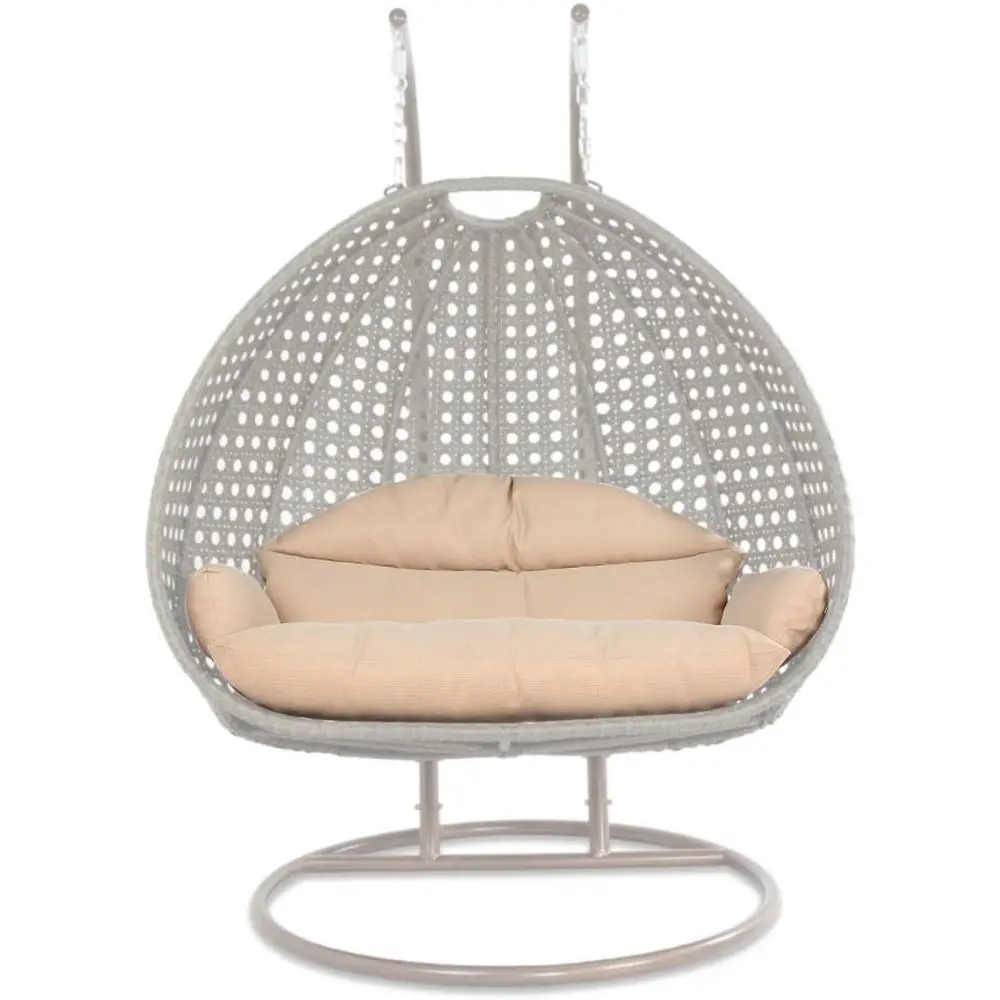 

Two-Person Swing Chair Cushion, Latte Color, Replacement Cushion for Hanging Chairs