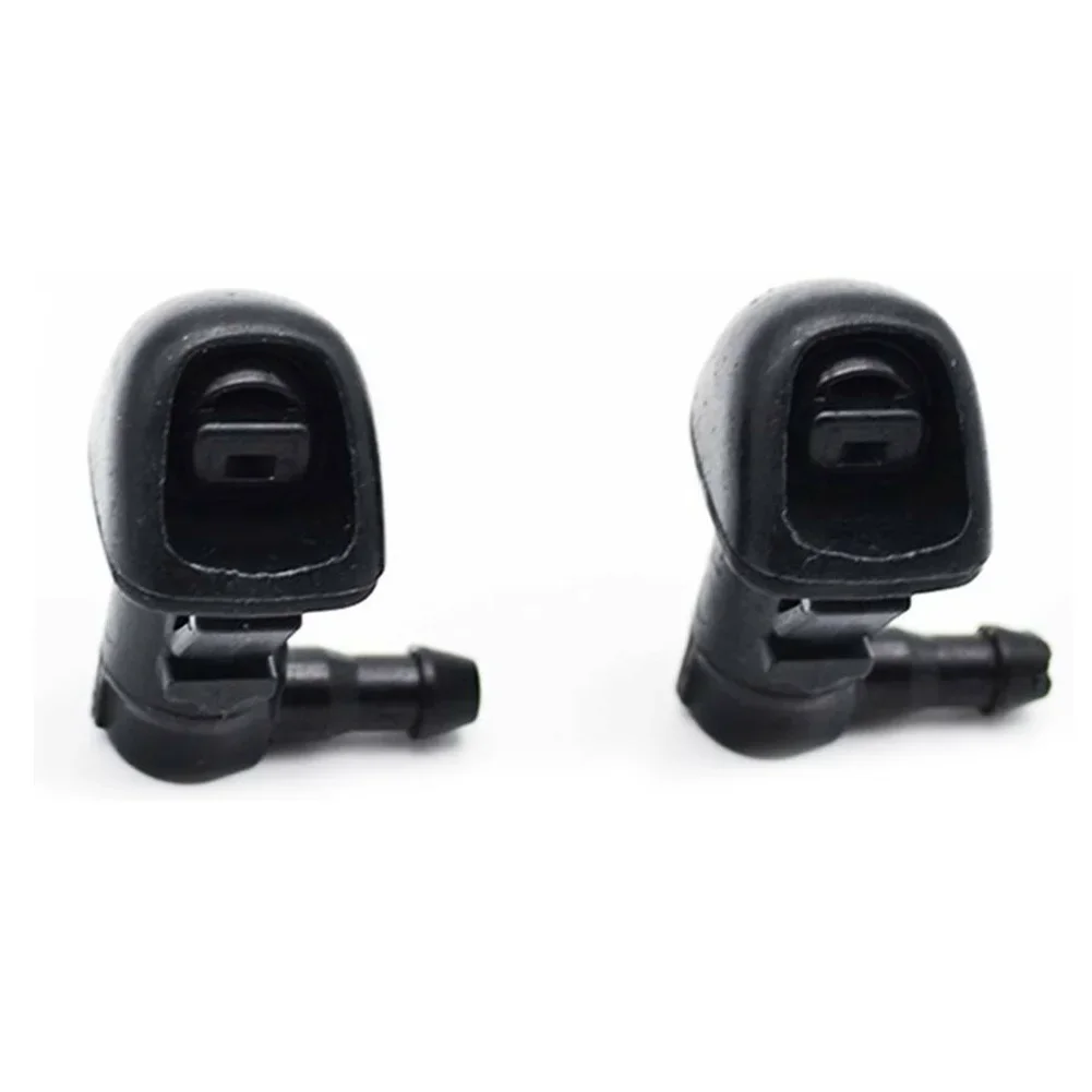 2pcs Washer Nozzle For Honda For Odyssey 2011-2017 Windshield Wiper Washer Nozzle Jet 76810TK8A01 Black ABS Plastic
