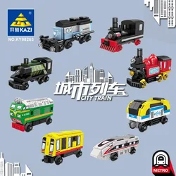 Compatible With LEGO Creative City Trains, Bullet Trains, Subway Combinations, Mini Train Models, Assembly Toys, Building Blocks