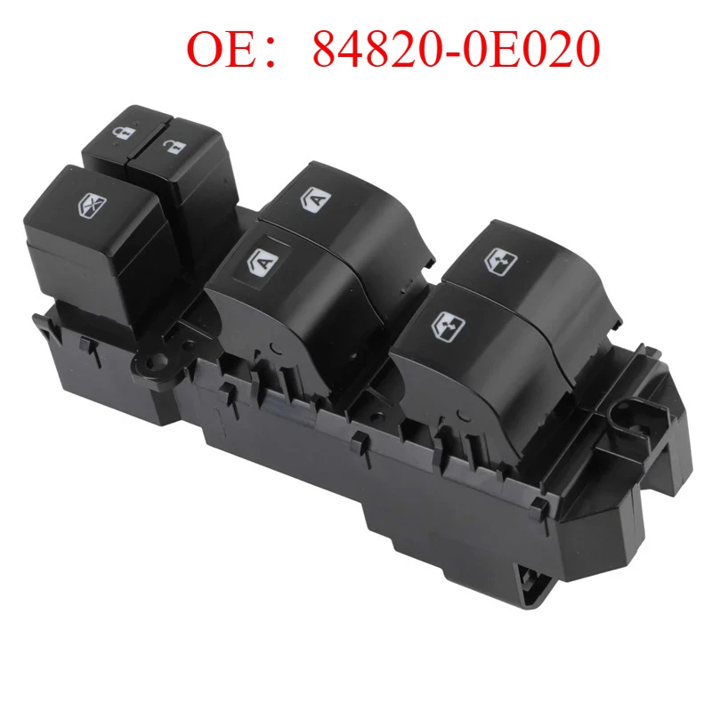

For TOYOTA HIGHLANDER TACOMA 2014-2021 848200E040 84820-0E020 848200E020 FL Power Window Lifter Master Control Switch