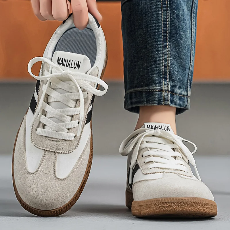 Herren Leichte Casual Laufschuhe, Stylische Ganzjahres-Vielseitige Skateschuhe für Männer – Detail 3