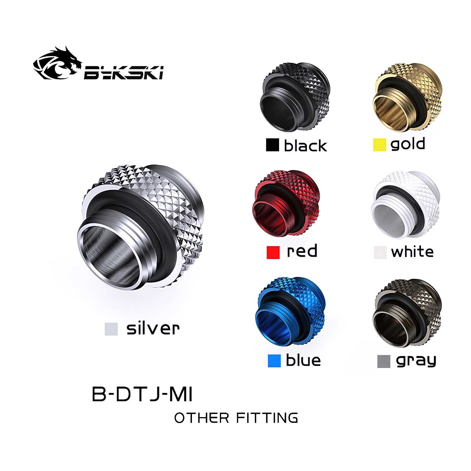 Bykski-miniconector de extensión macho Dual, Conector de junta de ajuste, B-DTJ-MI