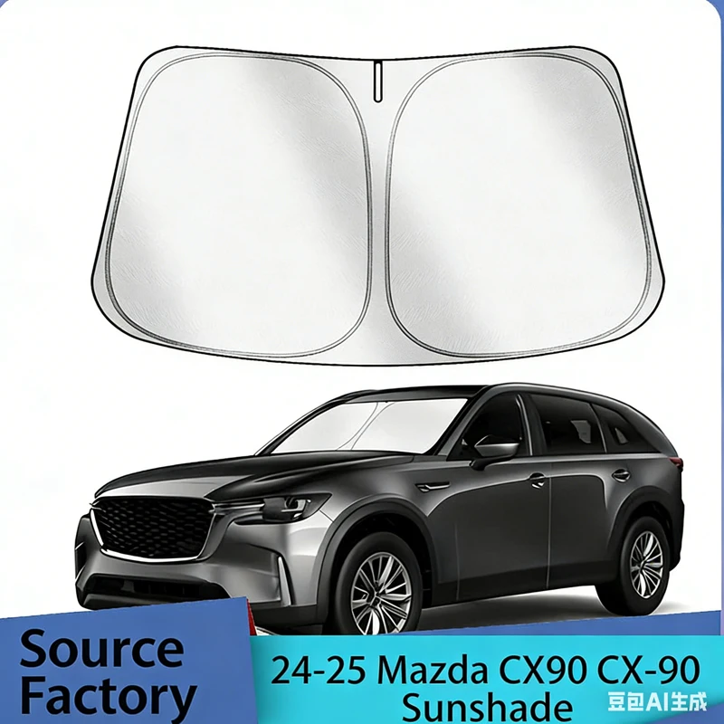 

Suitable for 24-25 Mazda CX90 CX-90 sunshade sunshade car front gear