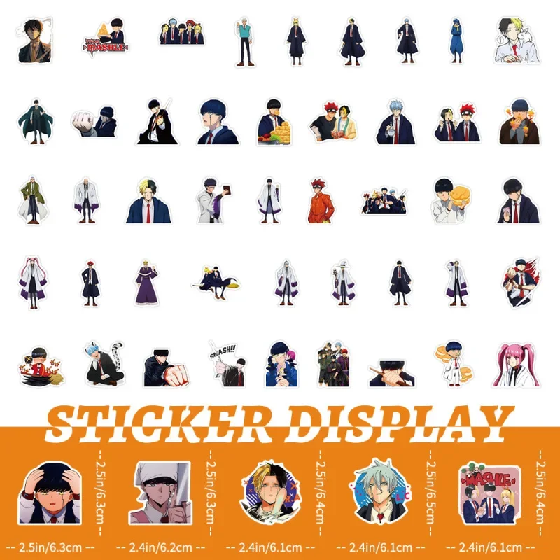 10/25/50 Stuks Mashle Magie en Spieren Anime Stickers Cartoon Graffiti Waterdichte Sticker Kid Speelgoed