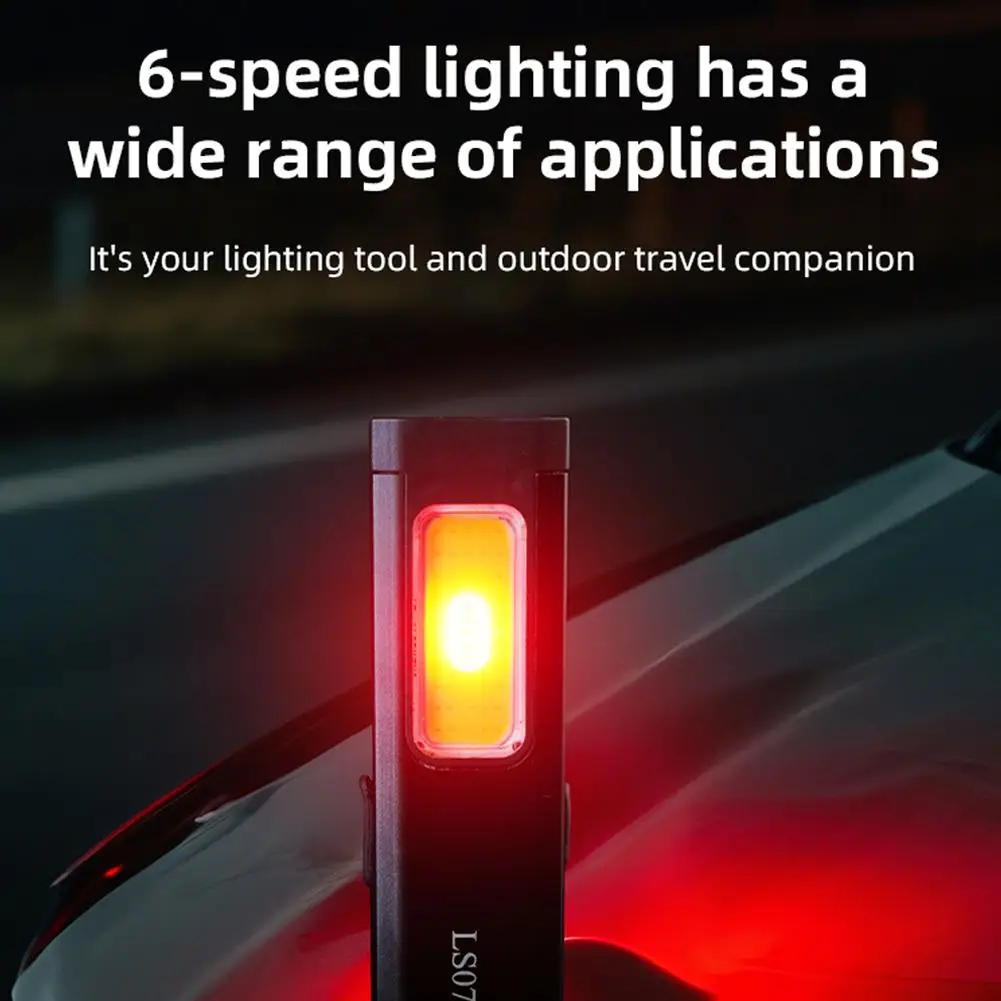 المحمولة LED المفاتيح مصباح يدوي USB-C قابلة للشحن في الهواء الطلق جيب الطوارئ EDC مصباح يدوي عالية الطاقة ضوء العمل الصغير