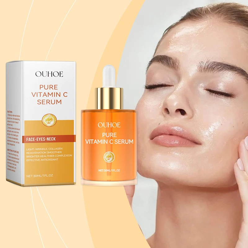 Suero de vitamina C, esencia hidratante para el rostro, mejora la elasticidad, hidratación profunda, productos para el cuidado de la cara para mujeres y hombres, todo tipo de piel 2025