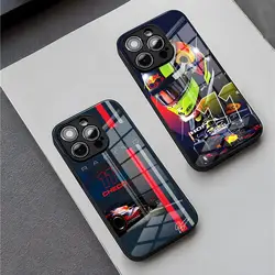 Sergio Perez F1 Formula 11 Phone Case for iPhone 15 Pro Max 14 Plus 12 Mini 11 13 X XR XS 8 7 Plus SE Tempered glass Back Cover