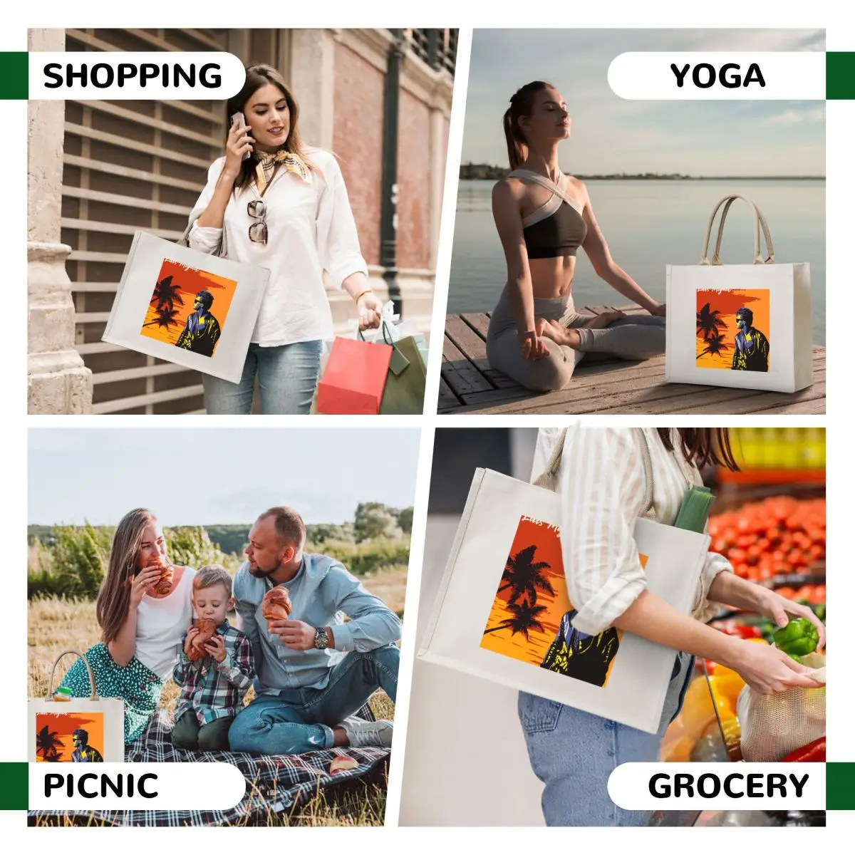 Luis Miguel Beach Tote Bag supermarket folding bag shopping trolley bag eco pack