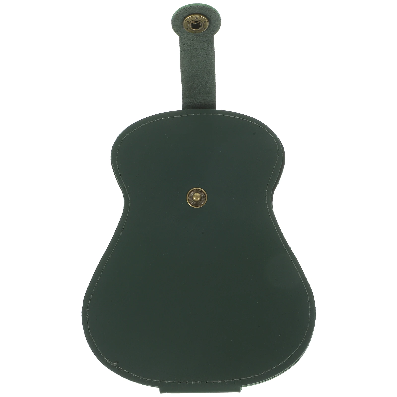 

Guitar Picks Holder Foldable Bag Dark Green Large Capacity Picks Case Acoustic Guitar Ukulele Accessory ganizer Storage