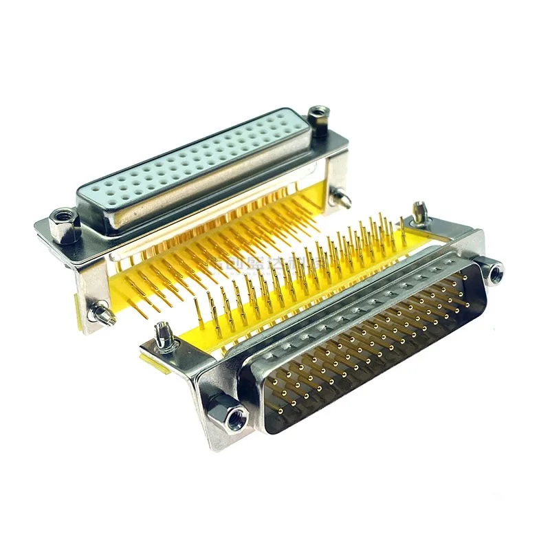 

3U Gold Plated Solid DB50 Female Male PCB Mount D-Sub 50-pin RS232 Connector 90 Degree Bend Pin DR50 HDR50