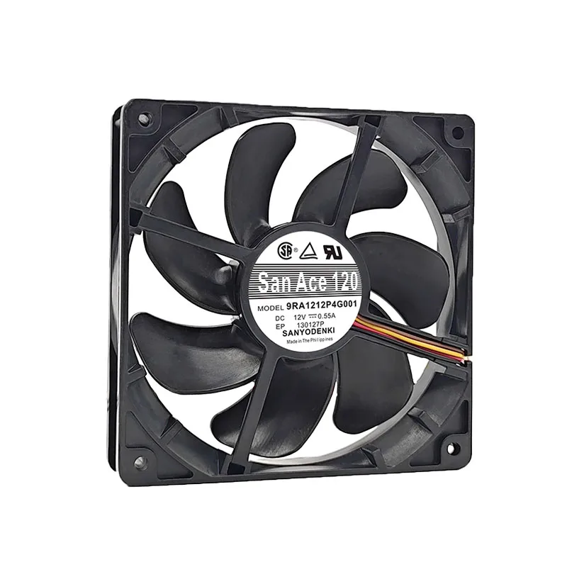 

НОВЫЙ ОРИГИНАЛЬНЫЙ 9RA1212P4G001 12 В 0,55 А 12025 120*120*25 мм 12 см ОХЛАЖДАЮЩИЙ ВЕНТИЛЯТОР