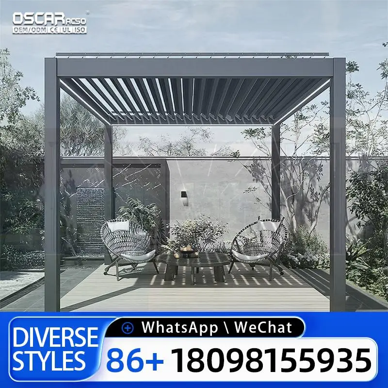 الأشعة فوق البنفسجية المضادة للشمس غير نافذ للمطر يندبروف حماية في الهواء الطلق الألومنيوم سيارة أكشاك الستائر السيارات للممرات ساحات وقوف السيارات Lo #3