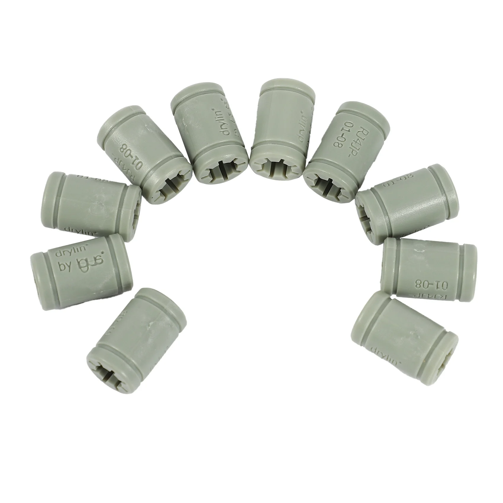 T88C 10Pcs Plastic 8 mm Linear Anet Bearing Same As Rj4Jp-01-08 Ball Bearing for Anet A8 Prusa I3 3D Printer