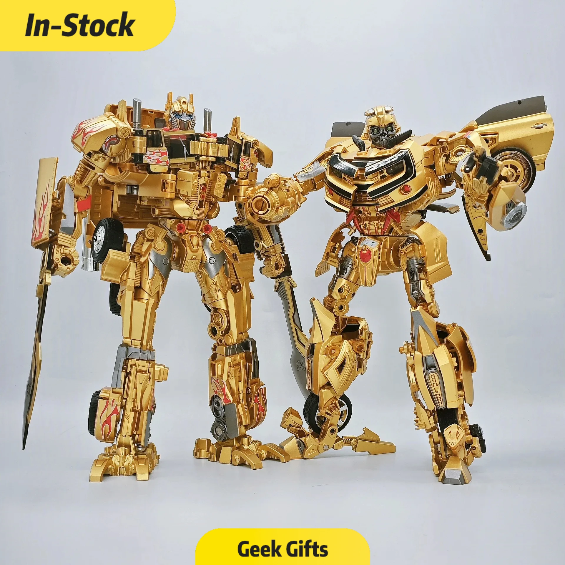 Spot Goods Transforming Toy Gold Finely Painted Version WS KO SS05 OP Enlargement MPM03 Warhammer Bee Model Figure Action Doll