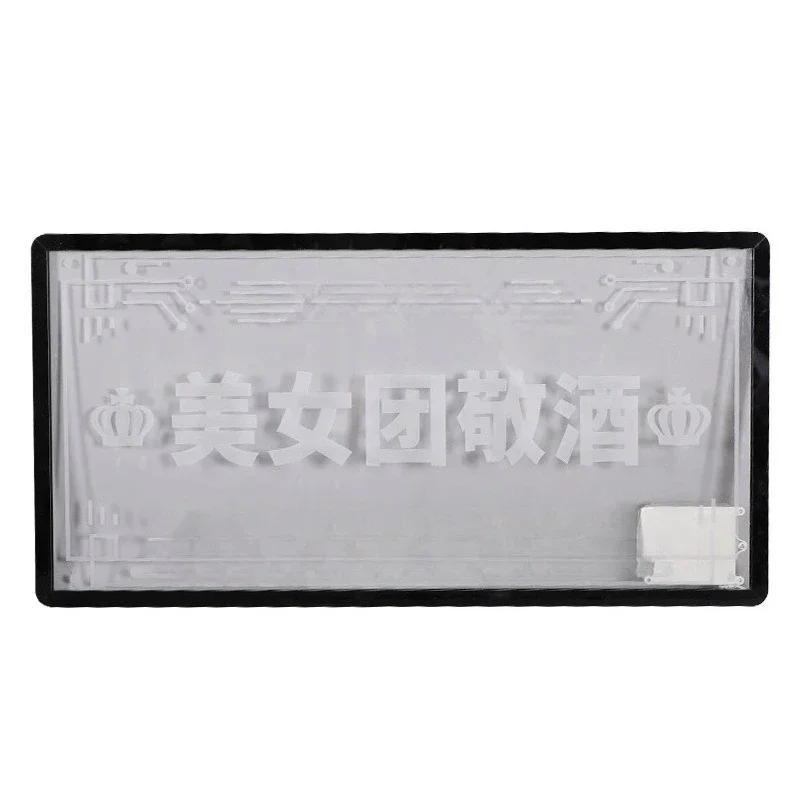 Luminous hand placard bar nightclub KTV wine props personalized transparent acrylic happy birthday sign
