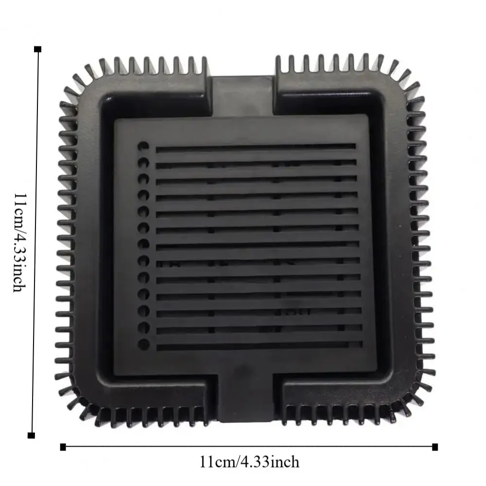 Drawing Template Sticky Note Holder Efficient Self-sticky Notes Note Holder Marking Template Stationery Storage Desk Organizer