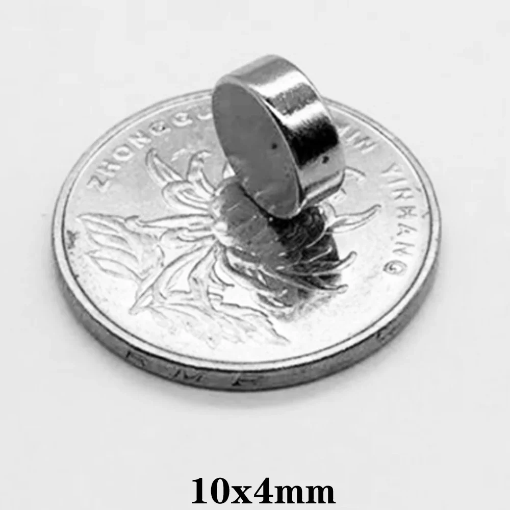 10x4mm Super Strong Neodymium Magnet Disc 10x4 Powerful Magnets 10*4mm Permanent Small Round Magnet 10*4