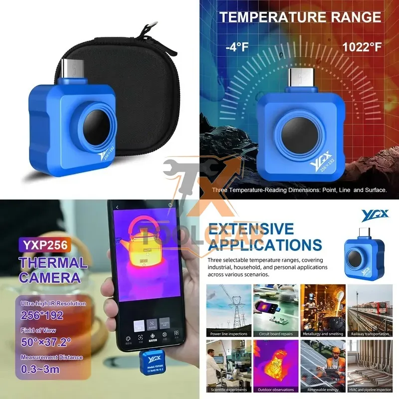 2026hotsale* Portable Youruixing YXW256 Mini Security USB Mobile Cell Phone Thermal Imaging Module 256x192