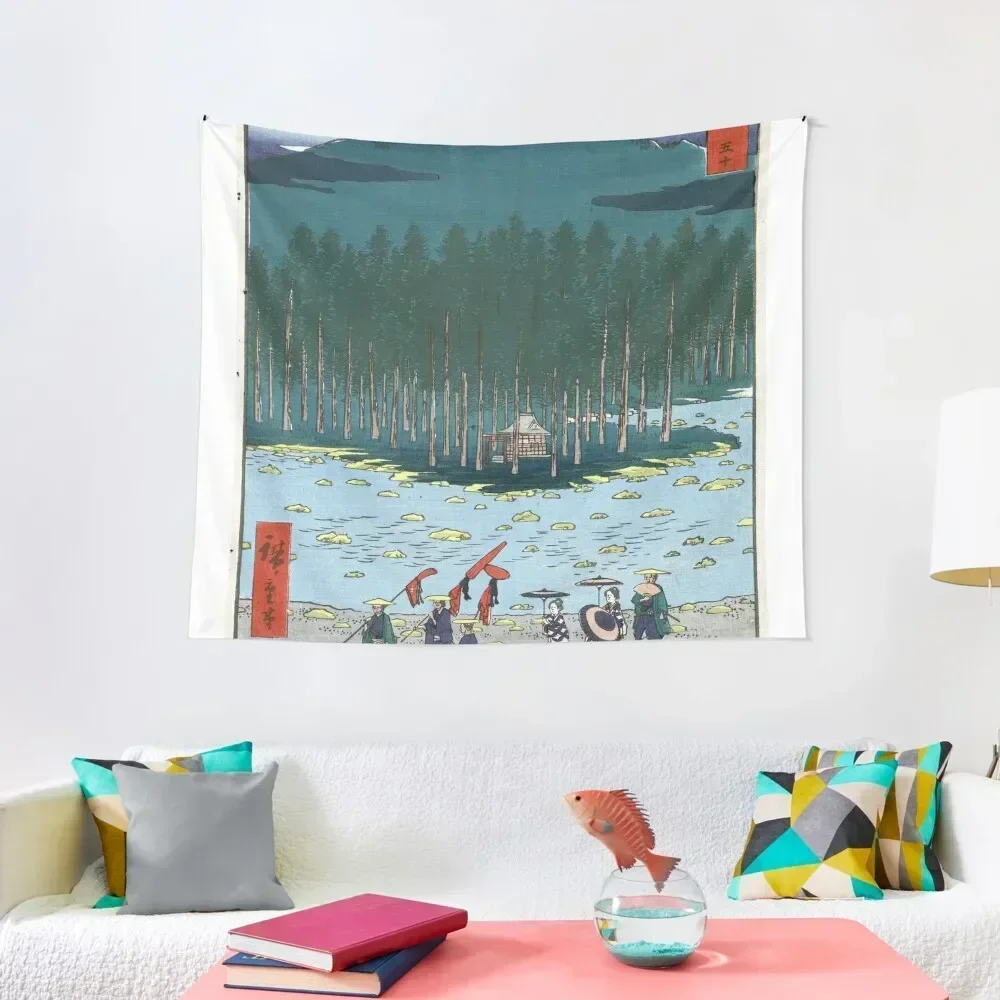 

Utagawa Hiroshige - Tsuchiyama Tapestry Bedroom Organization And Decoration Outdoor Decoration Decoration Aesthetic Tapestry