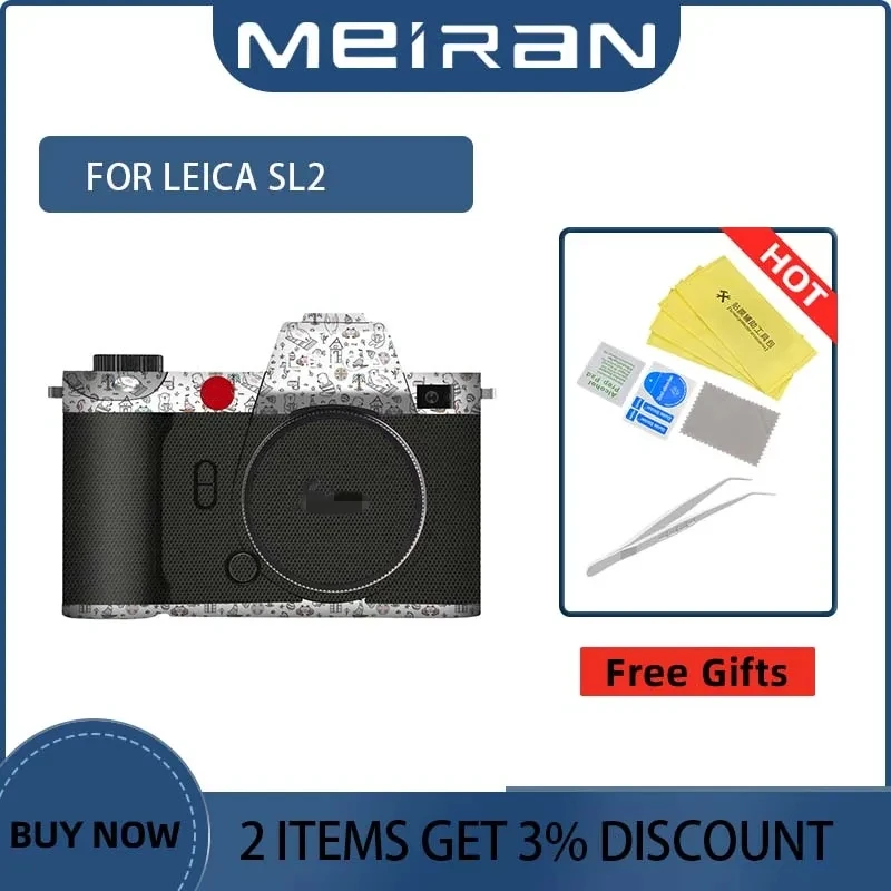 

For Leica SL2 Q3 Q2 M10 Protective Cover Film Anti-Scratch Camera Body Skin Wrap Film SL2 Q3 Q2 M10 Camera Body Skin Sticker