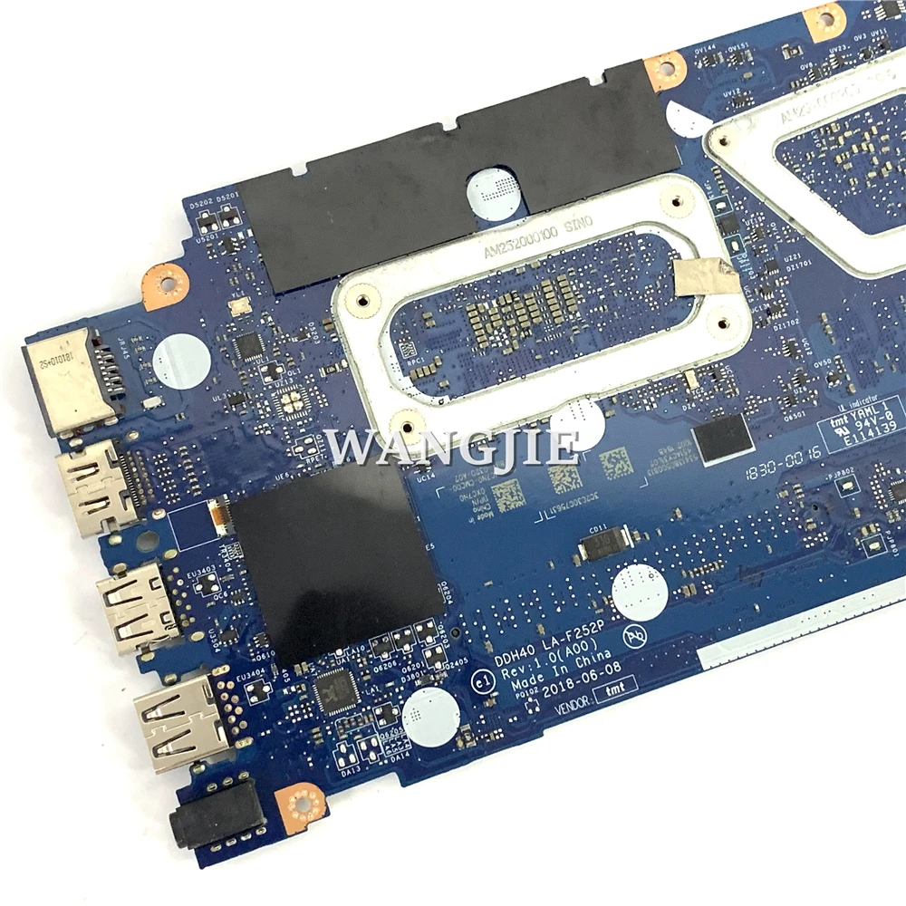 For Dell Inspiron 7572 With i7-8550U CN-0XC7N0 DDH40 LA-F252P Laptop Motherboard 100% Working