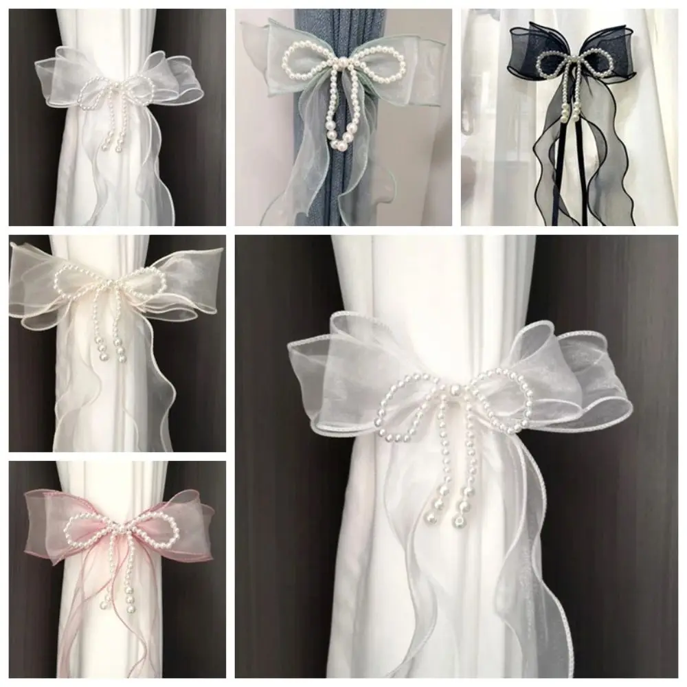 NEW Polyester Curtain Bow Tiebacks Curtain Decor Curtain Accessories Window Curtains Binding Rope French Curtains Straps