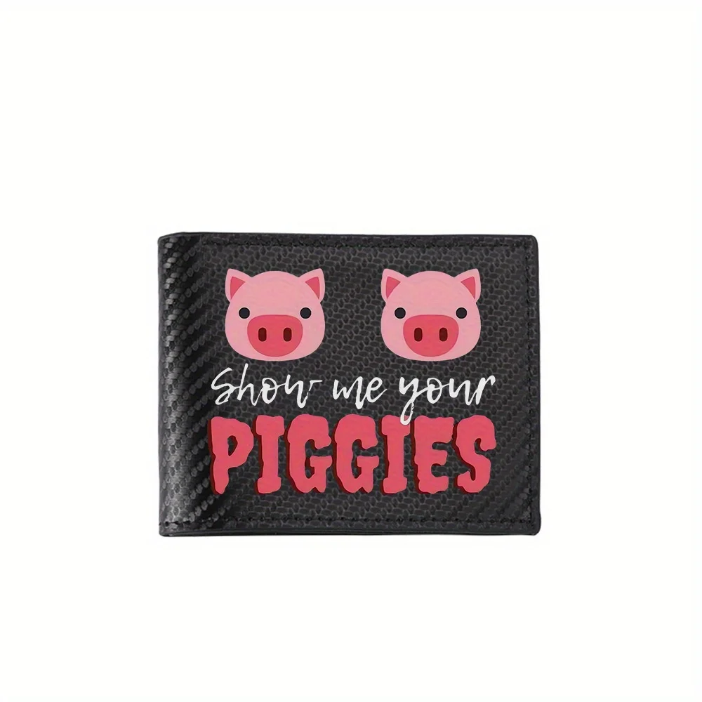 

Свиньи лица с текстовым сообщением. Покажи мне свиньи. Мужские кошельки, простые деловые, современные, стильные, с принтом, подарки для отца-бойфа