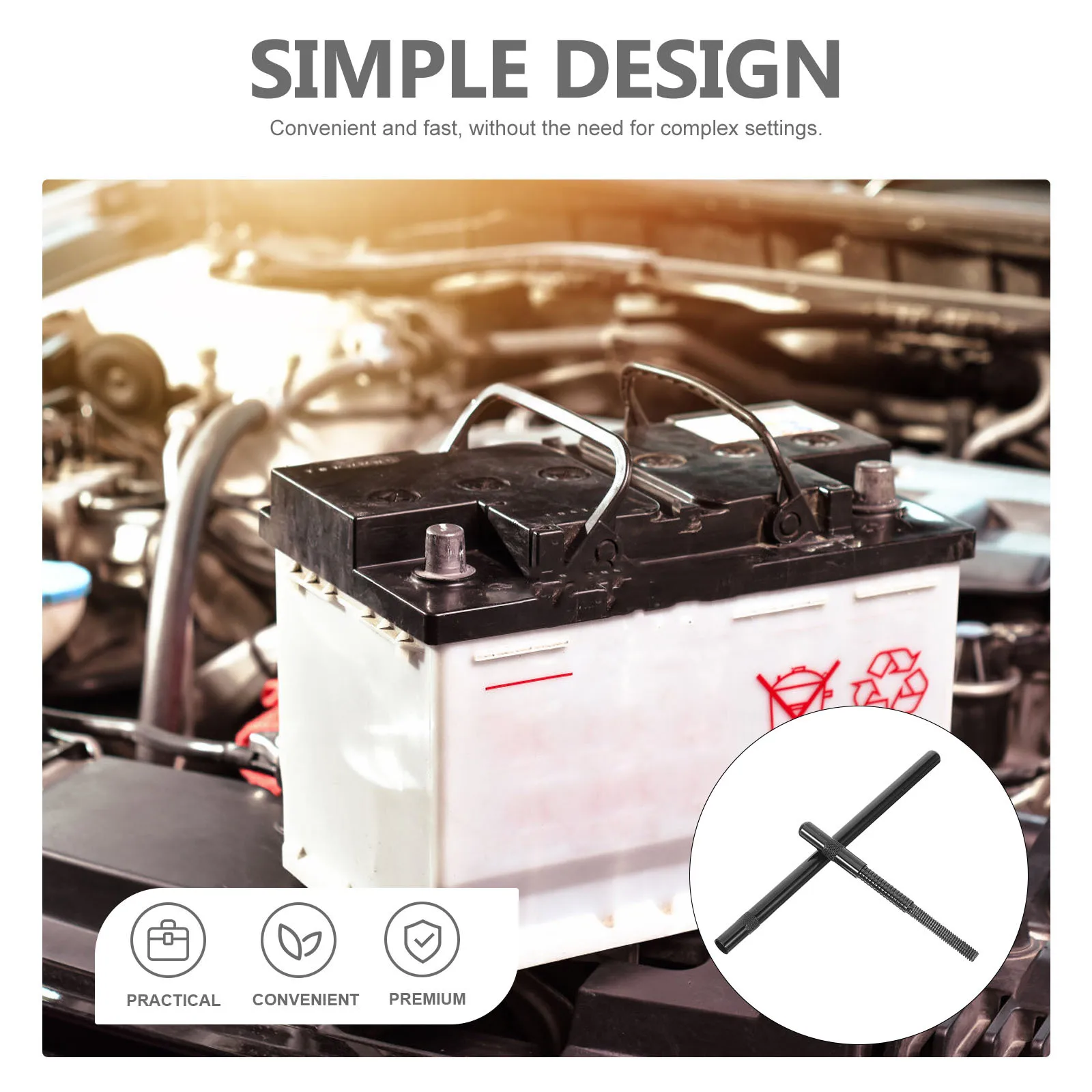 

Car Push Rod Length Checking Tool Reusable Engine Measuring Device Simple Design for Longtime Use Auto Service Detection