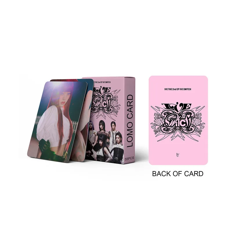 Nuevo Álbum KPOP IVE, tarjeta Lomo del álbum 2nd EP IVE SWITCH, Jang Won Young LIZ Rei Leeseo Yujin, tarjeta de fotos de regalo, postal, 55 piezas