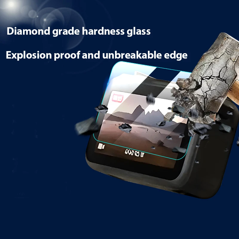 

Screen Protector For DJI Osmo Nano,HD Tempered Glass 9H Hardness Anti-Fingerprint Display Protective Film Full Screen Protection