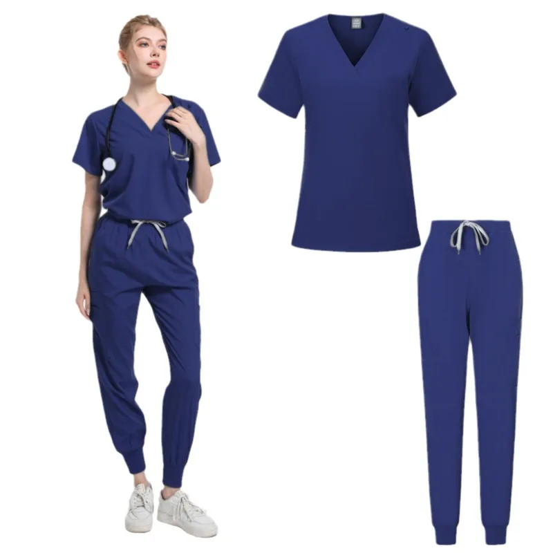 Summer Operating Room Isolation Gowns Nurse Gown Set Hospital Nursing Oral Dental Work Uniforms Hand Wash Clothes