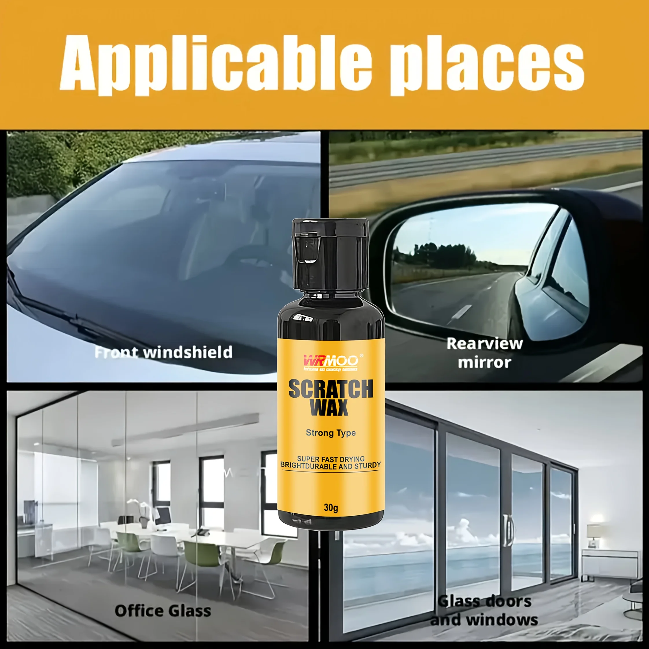 Glasses Repair Resin - Eyeglass Restoration Cream for Scratch, Yellowing & Wear, Lens Repair ,Suitable for Reading Glasses image 3