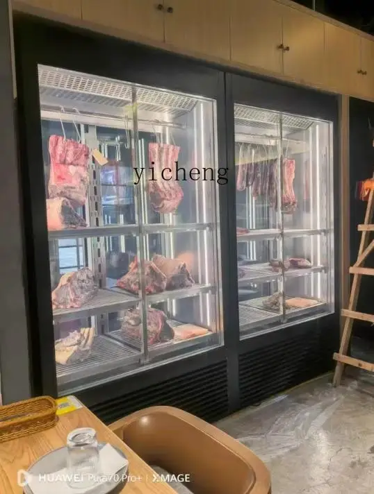 

Dry Wet Air-cooled Refrigerated Lamb Deep Sea Fish Display Cabinet Beef Maturation Cabinet Commercial Beef Cabinet