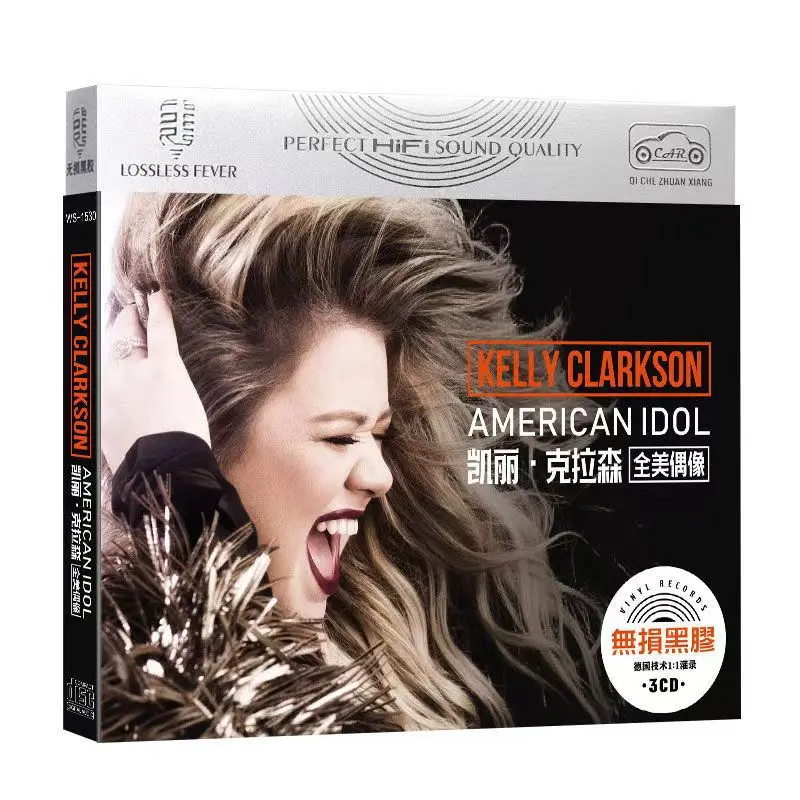 US Pop Kelly Clarkson Music CD Greatest Hits Album A Moment Like This 3pcs Music Record Cosplay Walkman Car Soundtracks Box Gift