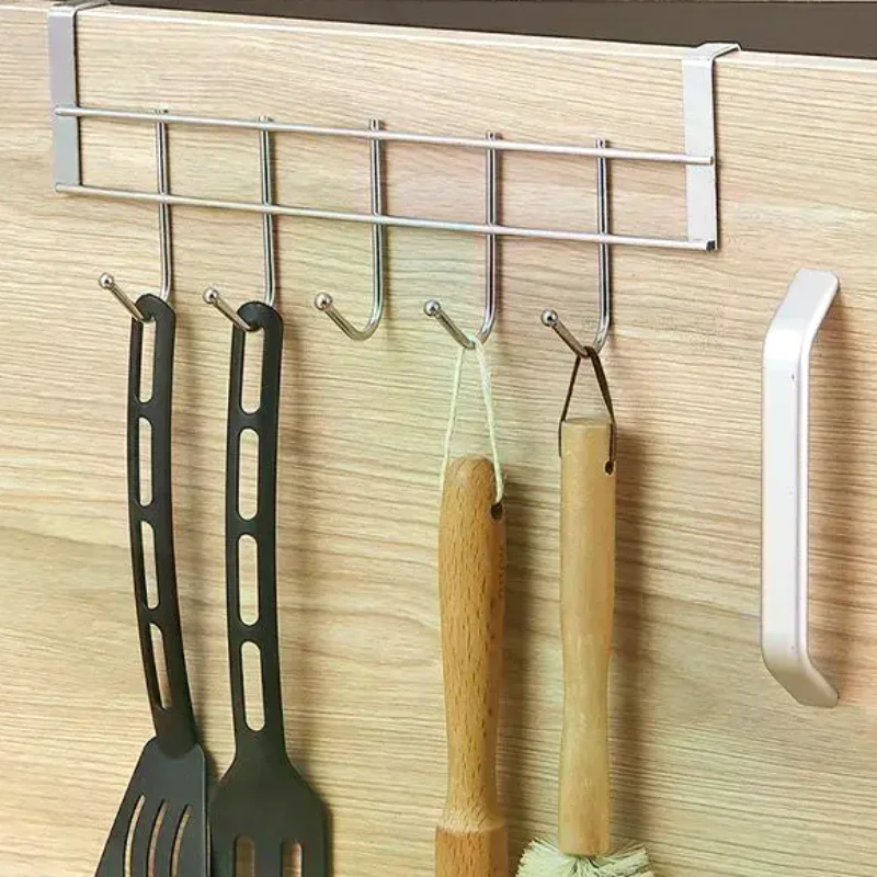 No Drill Over Door Hooks Heavy Duty Space Saving Wall Hanger Organizer for Coat Cap Scarf Bag Home Office Ideal Gift Use