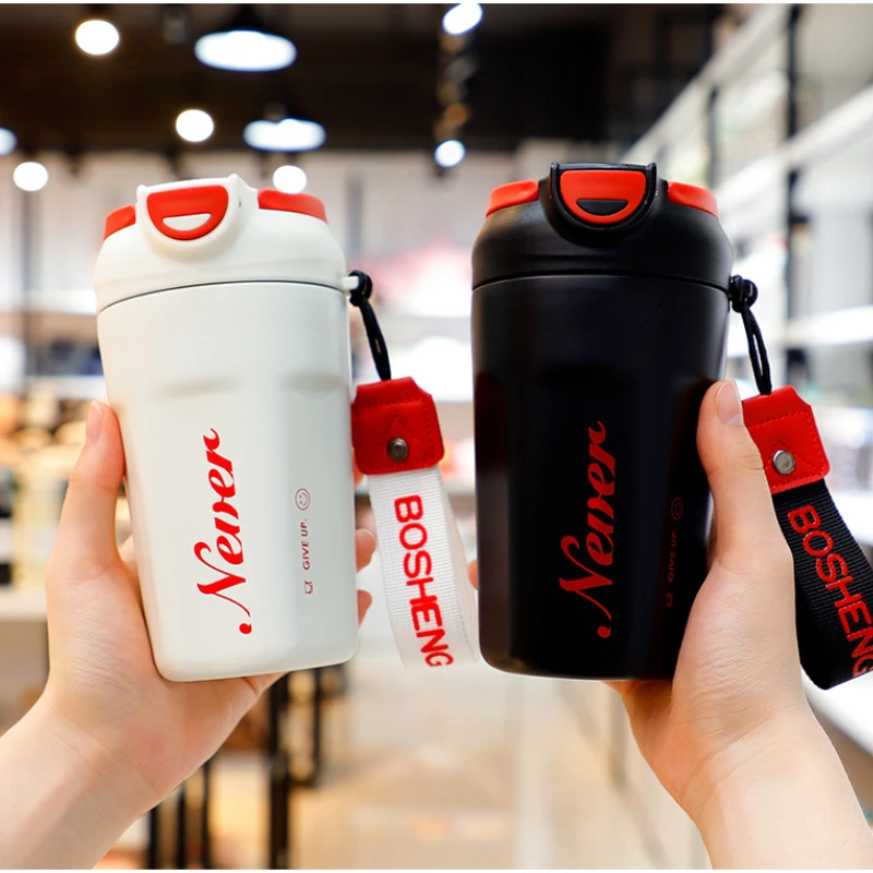 

450Ml 316 stainless steel thermos cup double drink coffee cup high value male and female accompanying water cup