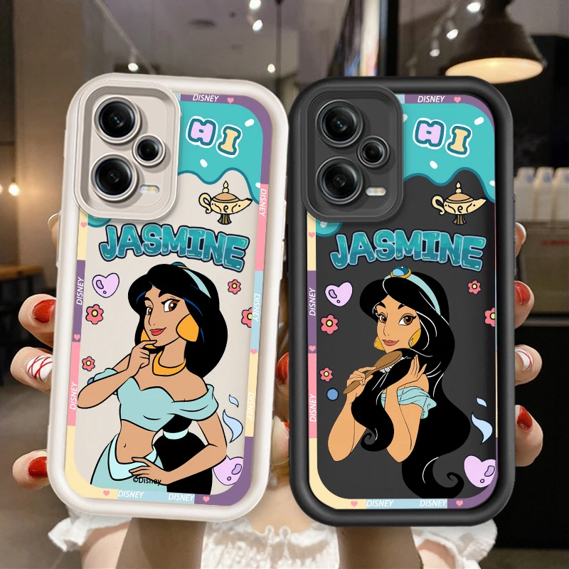 

Movie Art Disney Princess Anime For Xiaomi Redmi Note 12 11 11S 10 9 8 7 Pro K50 K40 Ultra 4G 5G Eye Ladder Cover Capa Fundas