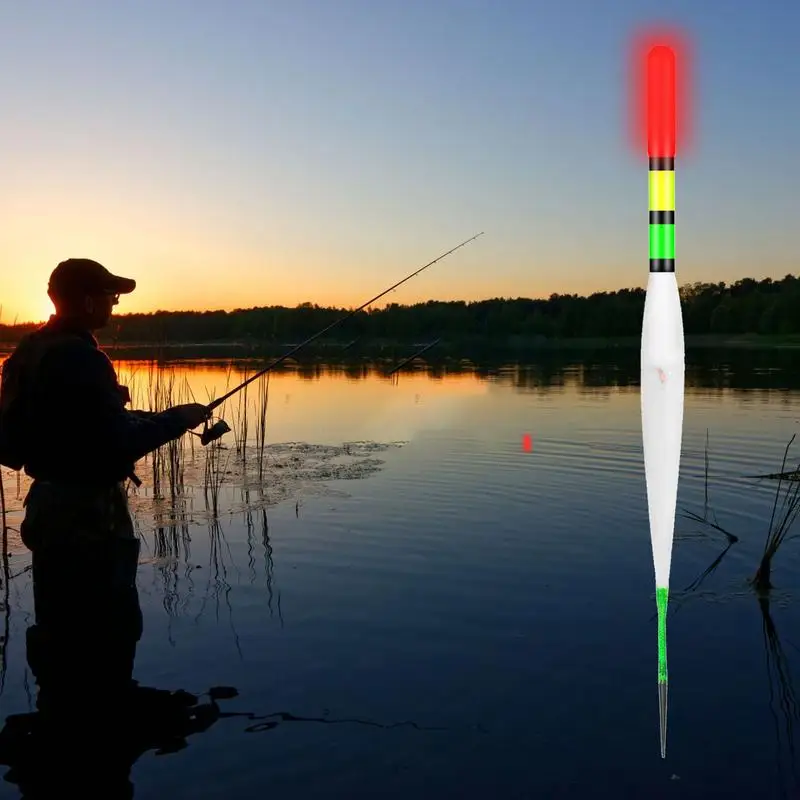 Glow Bobbers For Night Fishing Led Bobber Fishing Floats With High Brightness High Visibility Fishing Gear Slip Float