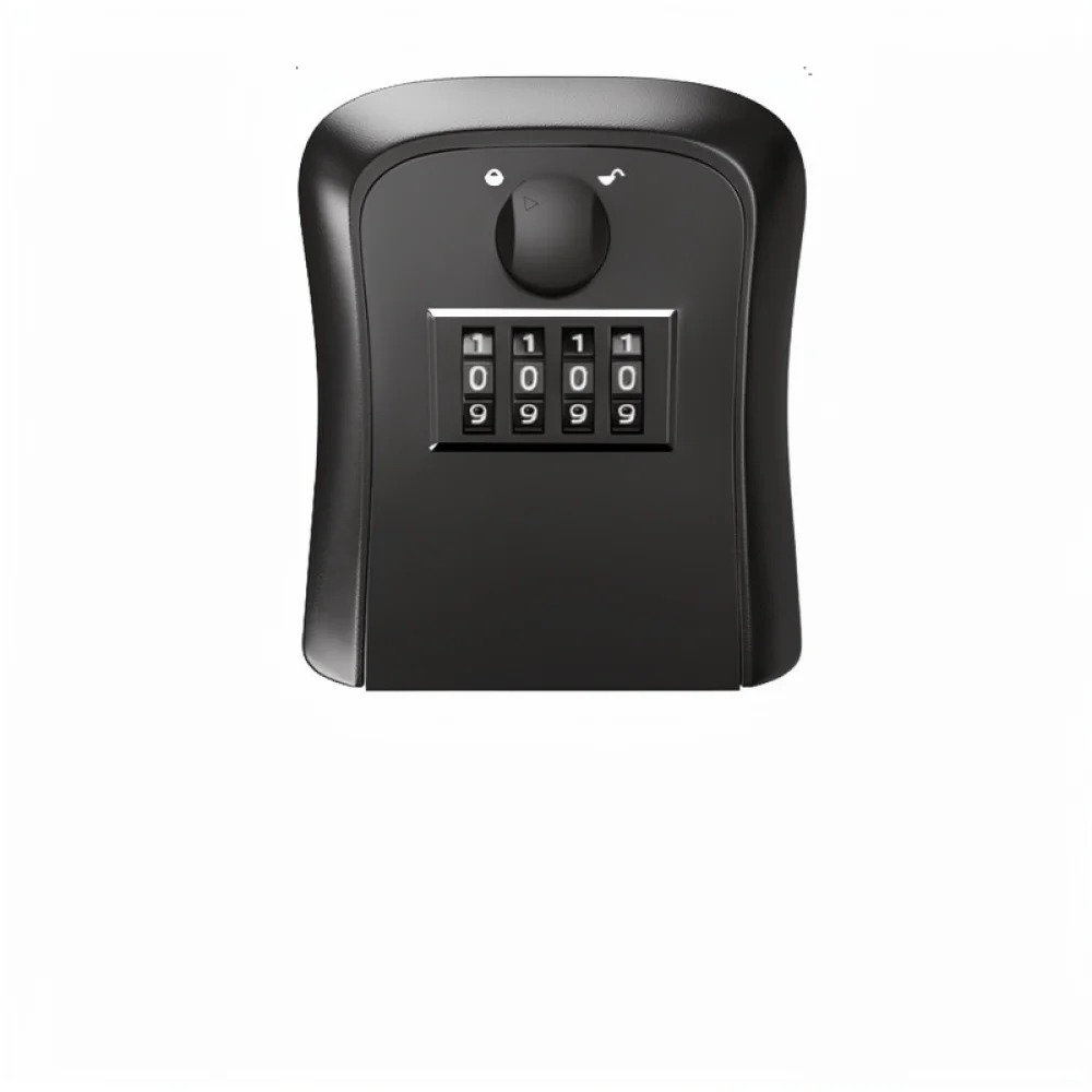 Durable Metal Combination Key Safe Box Secure Wall Mount Organizer For Apartment Renovation Maintenance Access Tool