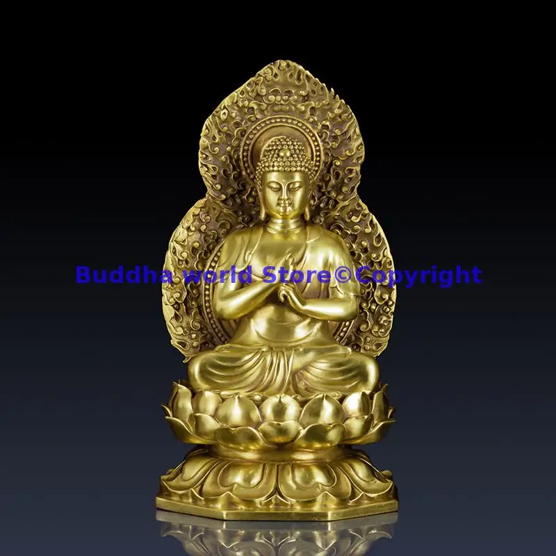 GOOD Quality RULAI Tathagata buddha brass statue Southeast Asia Thailand family Protector god bless safety exorcise evil spirit