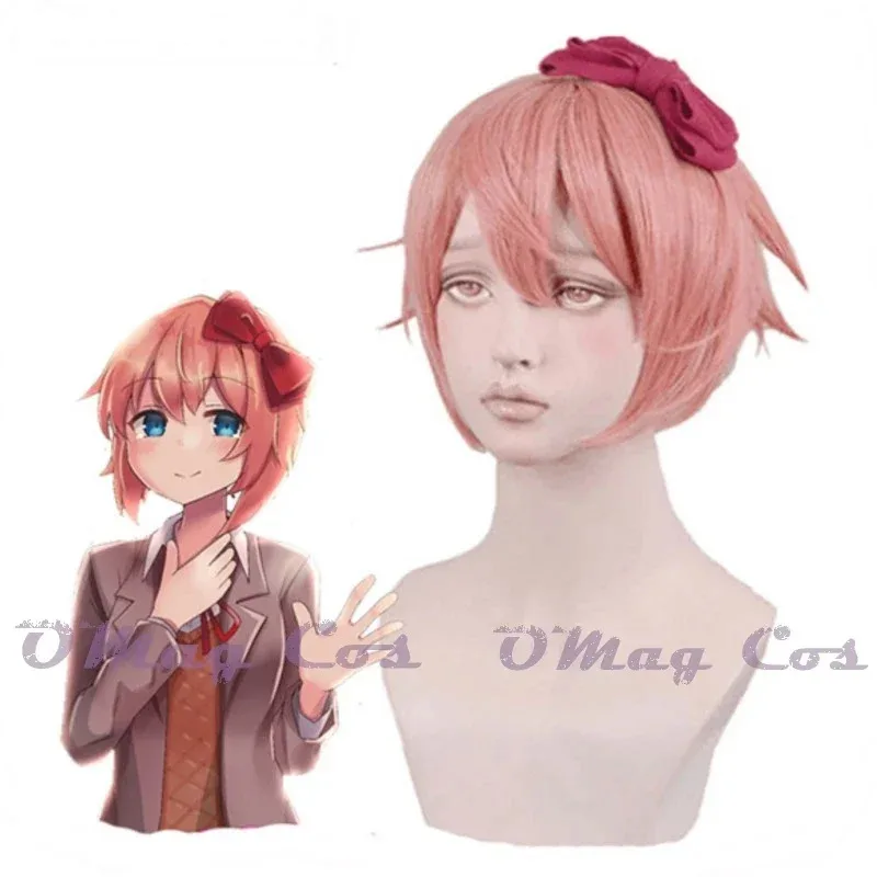 Gioco Doki Doki Letterature Club Cosplay Sayori Cosplay Sayo-Nara Costume Cosplay Parrucca Set Uniforme scolastica Ragazza Costumi donna