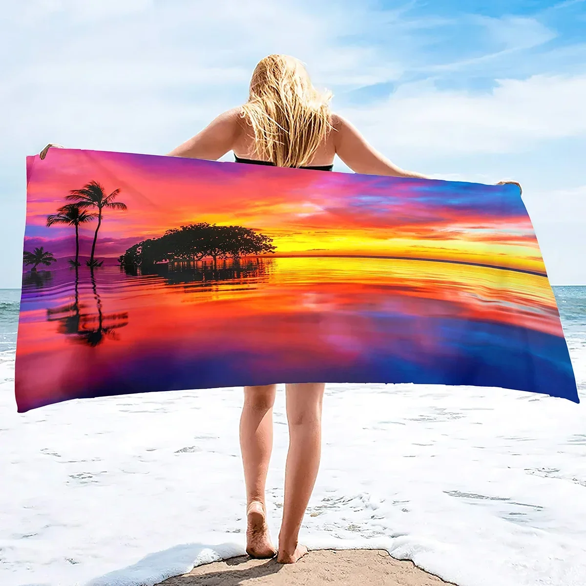 Quick-drying microfiber beach towel,   quick-drying, sand blanket, for pool 80X160cm  70X140cm