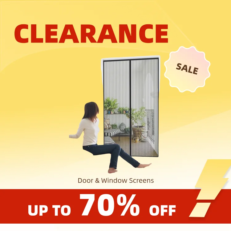 Clearance_New No Punching Magnetic Screen Door Curtain Anti Mosquito Insect Fly Bug Automatic Closing Household Ventilation Door