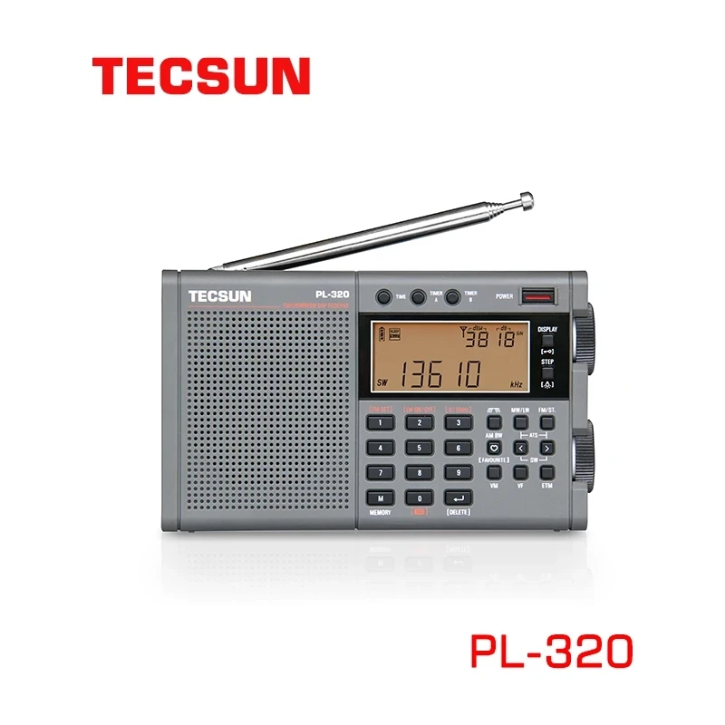 

New TECSUN PL-320 FM/AM/SW/WM/Full Band Radio DSP Receiver FM Stereo Portable Radio TECSUN PL320